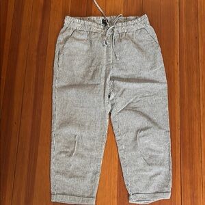 Jcrew Factory Striped Drawstring Pants